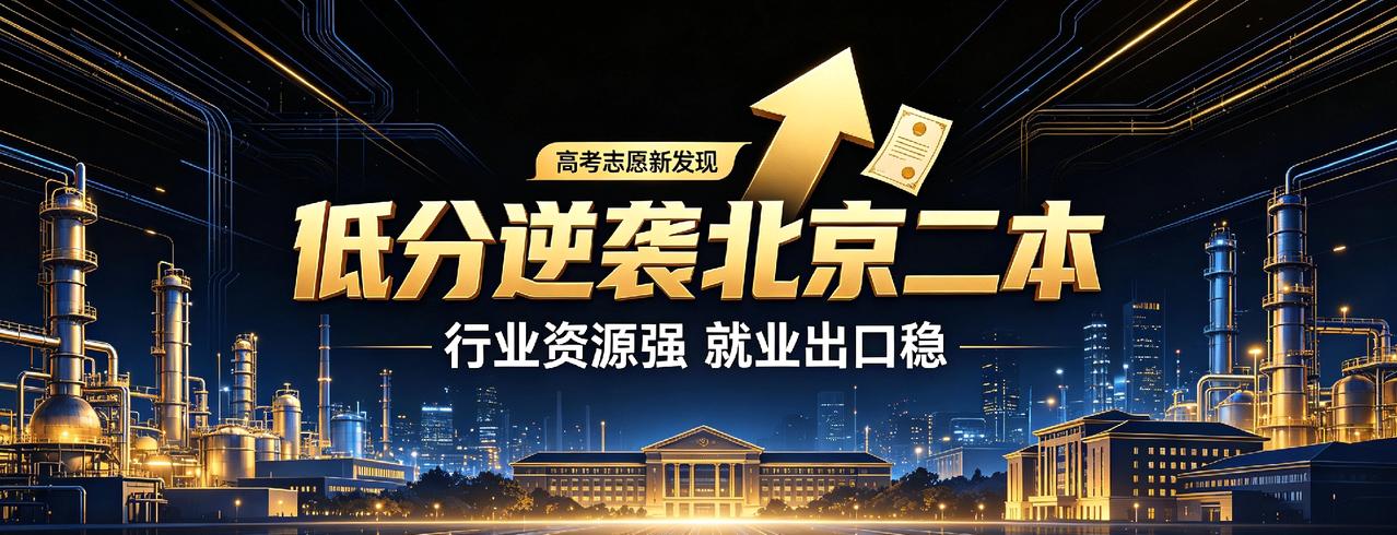 每年高考志愿填报，很多考生和家长都陷入深深焦虑：
分数中等、冲不上重点一本，不甘