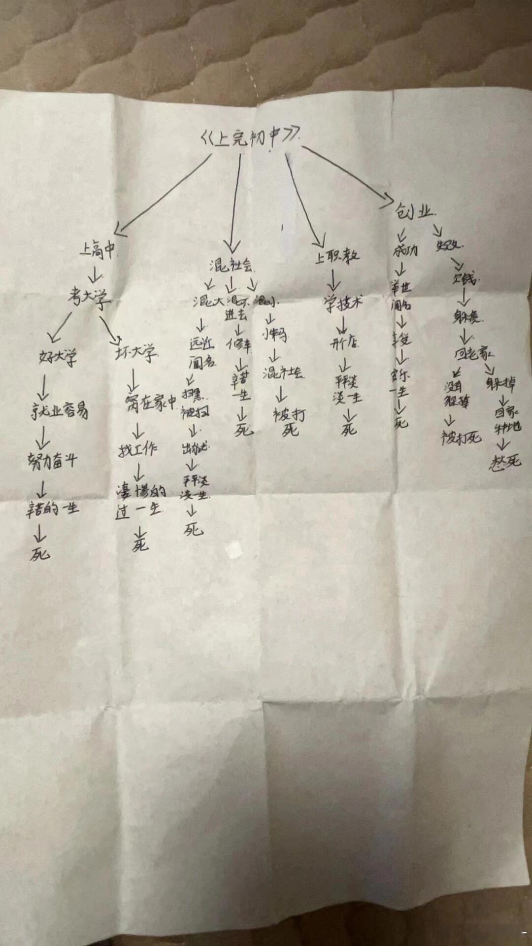 上初中的小侄子写的人生规划[doge]#搞笑# ​​​