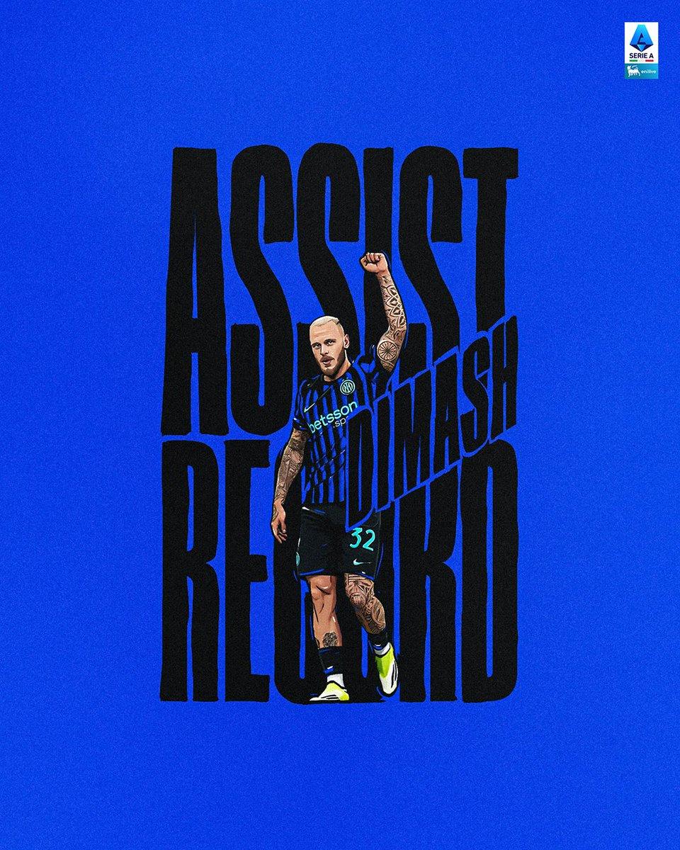 助攻王！迪马尔科本赛季已献17次助攻，打破意甲单赛季纪录

意甲第34轮，国米客