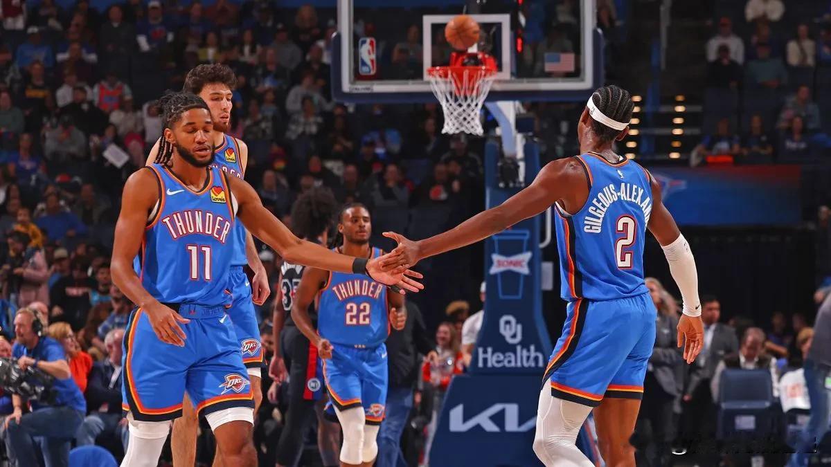 ⚡️这支雷霆队在 2023-24 赛季结束时取得了 57 场胜利，在球队历史上排