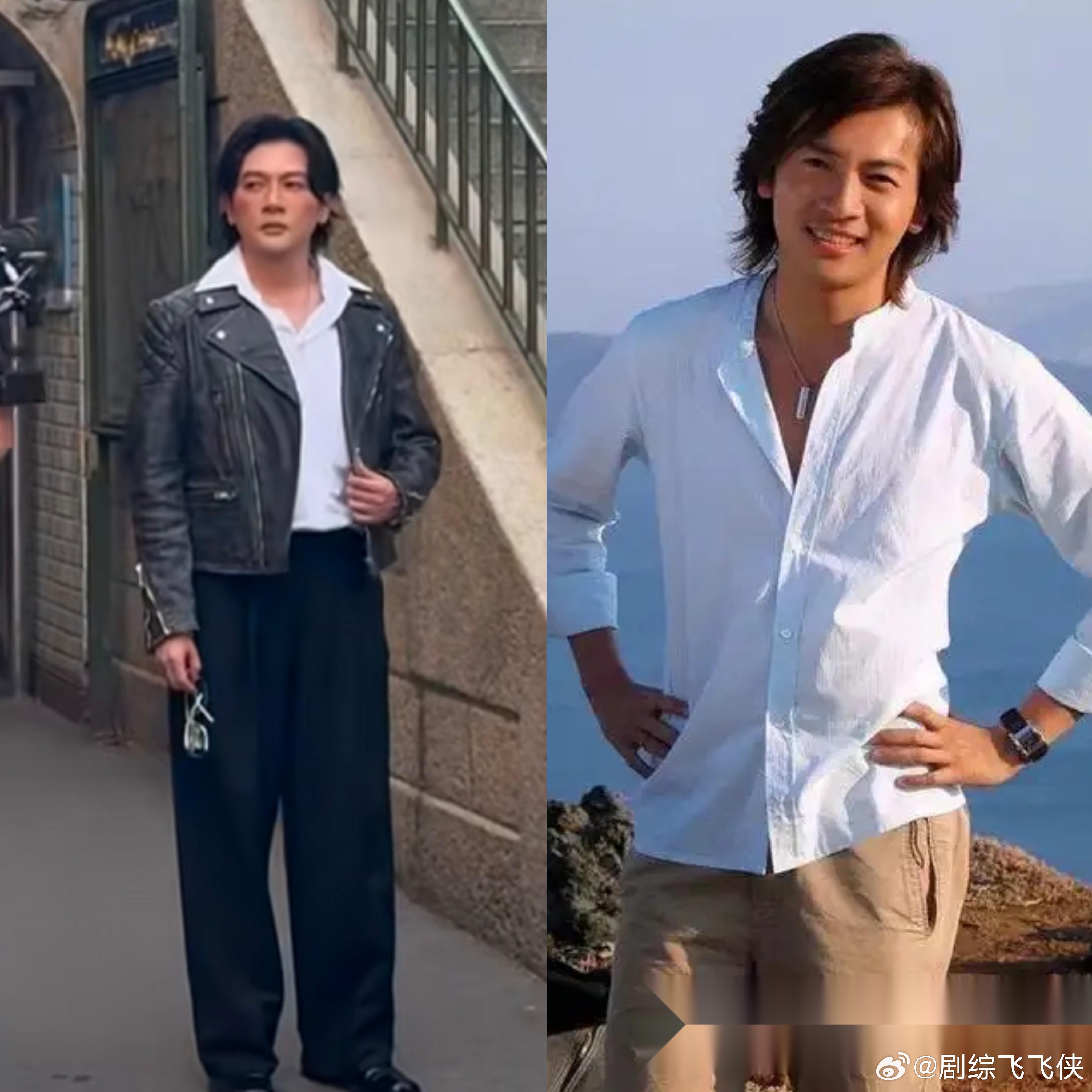 奉劝年龄渐长的男明星最好别轻易尝试长发，更不要过度医美和化浓妆，否则很容易“姨化