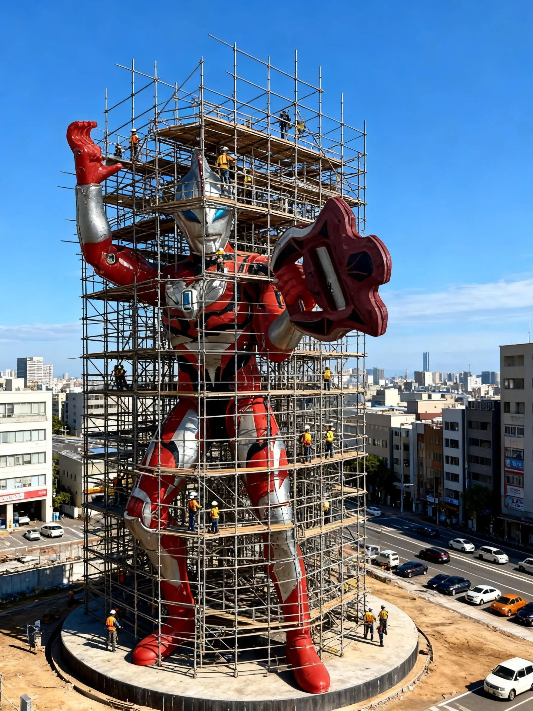 AI施工雕像 我的ai巨型雕像登场