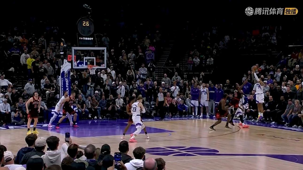 基昂特·乔治关键三分，爵士双加时150-147战胜公牛，后天对阵湖人。 