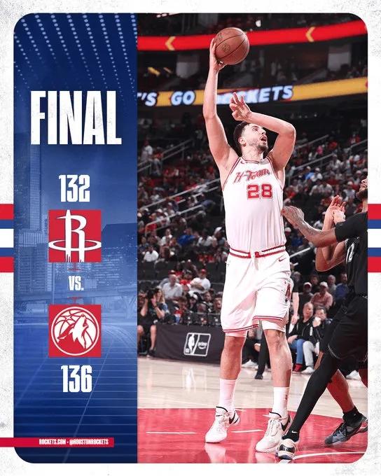 火箭是真活该啊，本来森林狼今天都打算放了，如果赢了，甚至都还保留了进第三的可能，