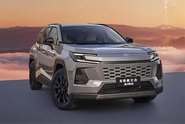 越级而生，威兰达AIR版重塑合资SUV温度威兰达AIR版混动版标识+轮毂特写，混