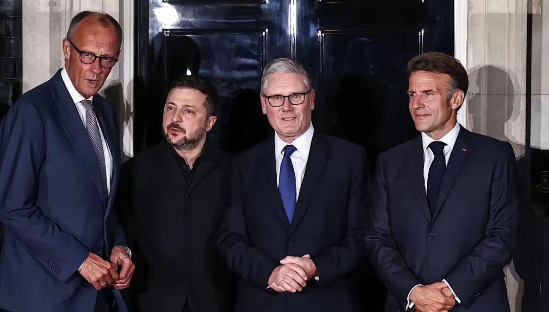 德法英乌四国领导人再次扮演小丑，要求俄罗斯停火并谈判！
    德法英乌克兰四国