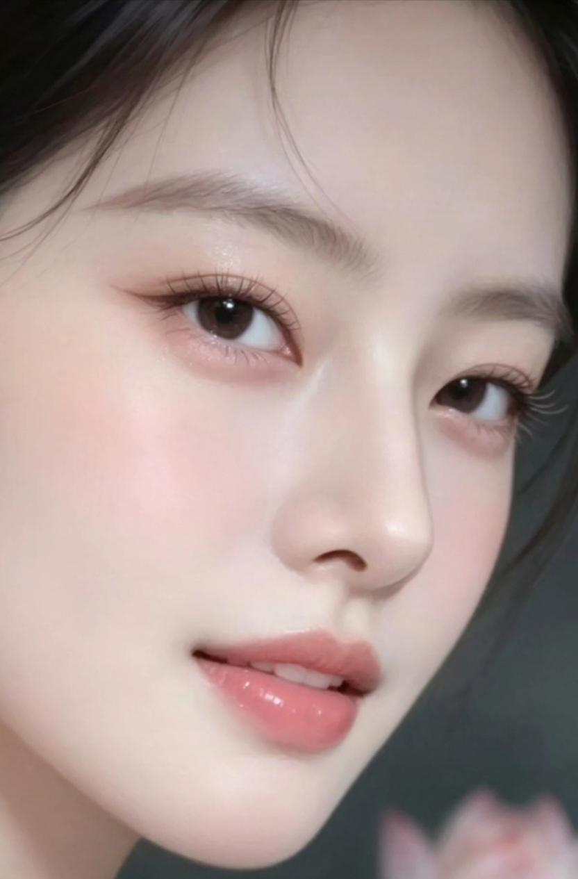 这姑娘笑起来真甜啊。