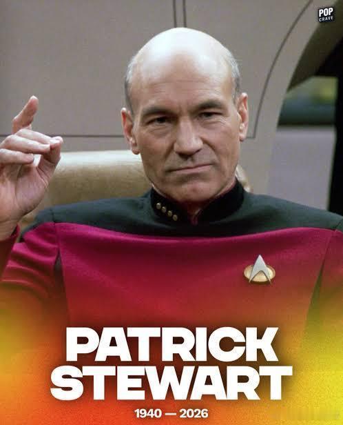 X教授演员去世英国传奇演员Patrick Stewart帕特里克·斯图尔特爵士去