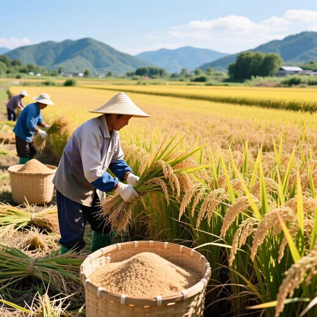 上联：春播千亩稻；诚邀下联
下联：秋收万担粮