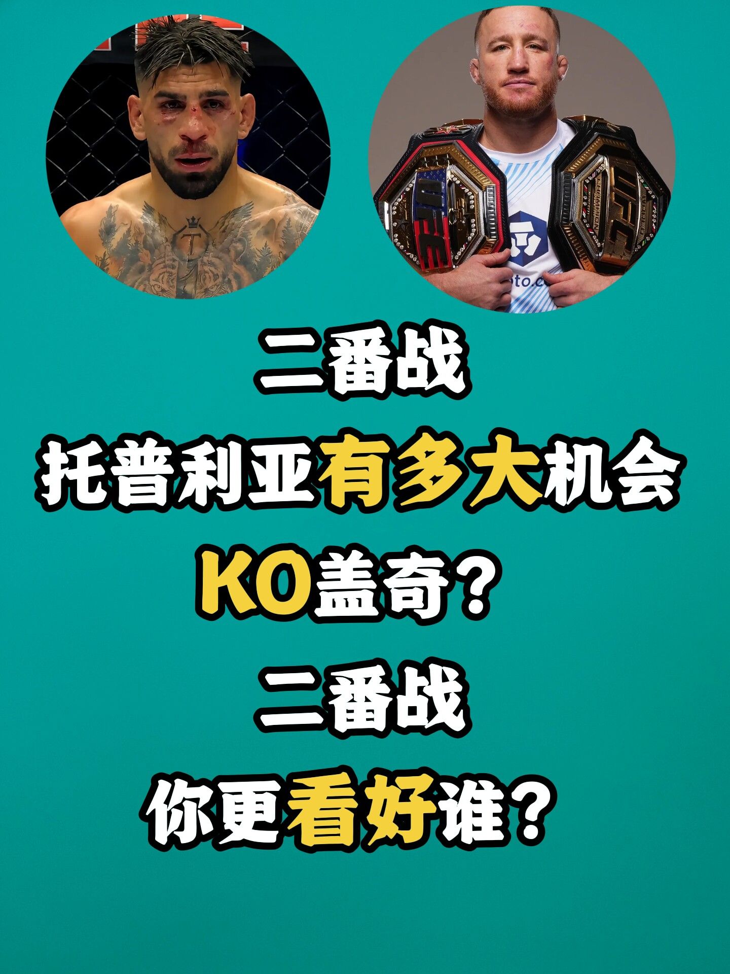 盖奇 托普利亚 综合格斗ufc