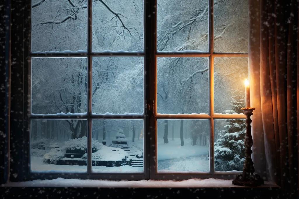 下联：窗外风雪狂。

（图片来自网络）