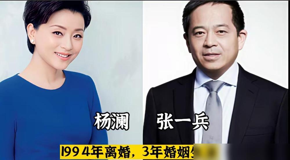 杨澜和张一兵

她们在1994年就结束了婚姻

从结婚到离婚，她们两个人在一起度