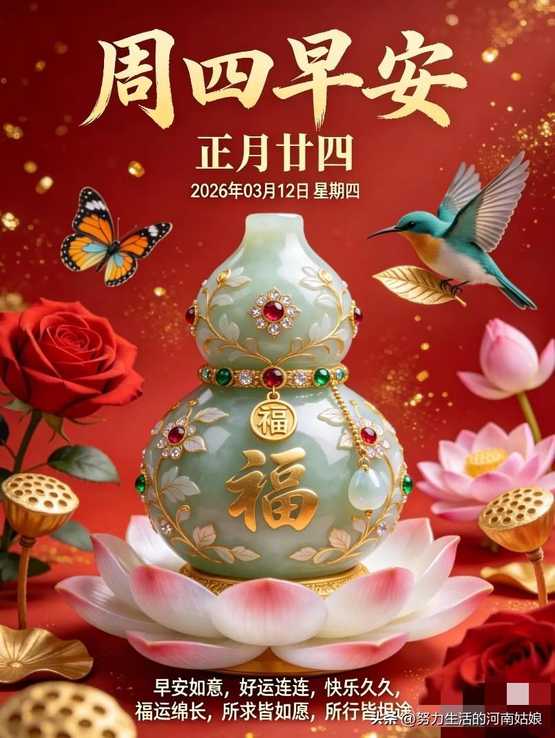 今日植树节，种下希望，收获美好。周三早安，愿你心中有光，眼里有暖，日子慢慢发芽，