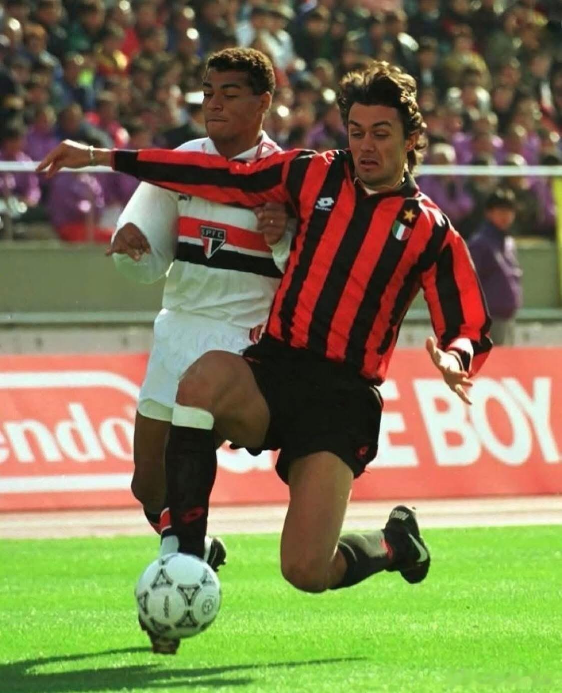 Cafu and Paolo Maldini (1993) 