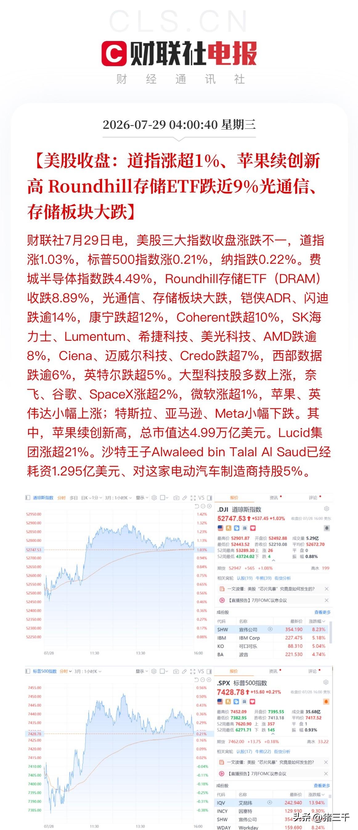 美股看点在盘后，
光通信和存储芯片大跌是结果，
但盘后随着希捷科技财报超预期反包