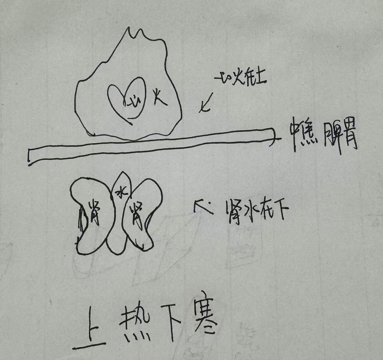 一张图就能明白，为什么上热下寒，调理脾胃的重要性！你看出来了吗？

#中医养生#