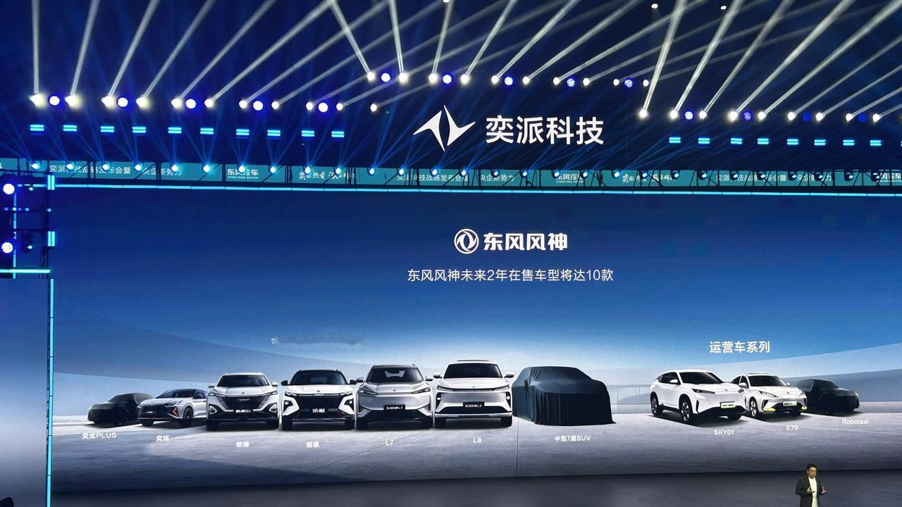 东风奕派深度合作华为，打造智能精品系列车型。