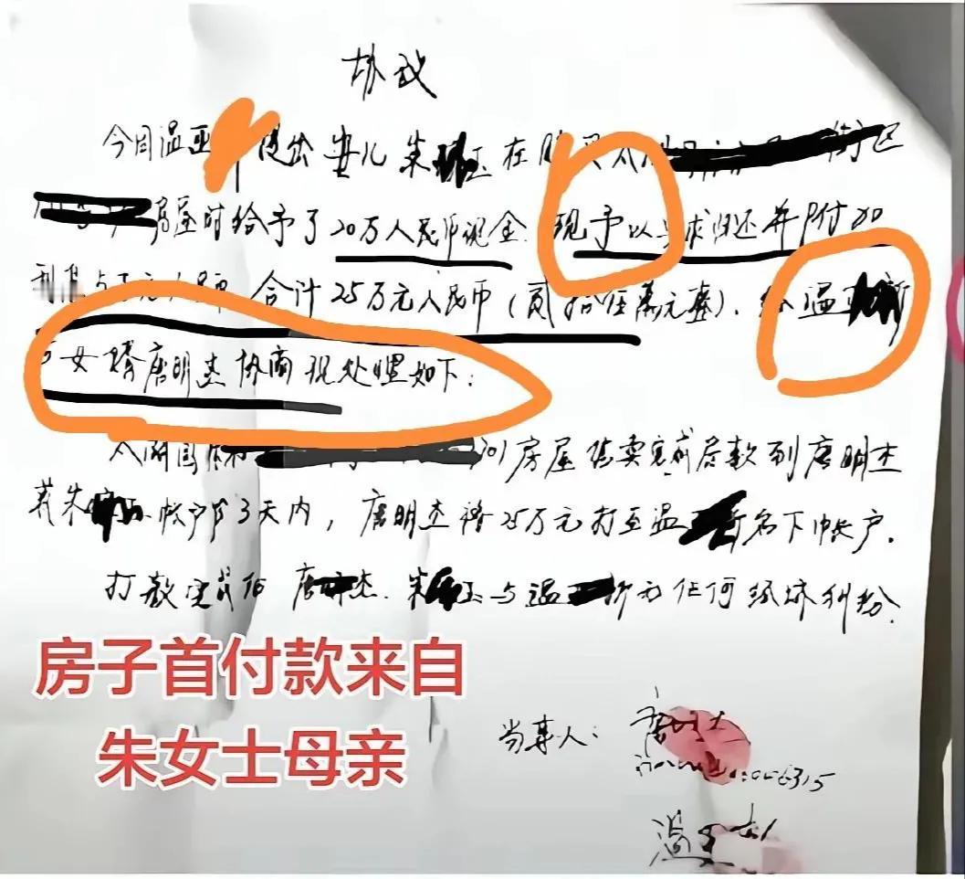 朱女士父母对唐先生其实一点恩情也没有的，当初老两口住夫妻俩婚后买的房子，可是房子