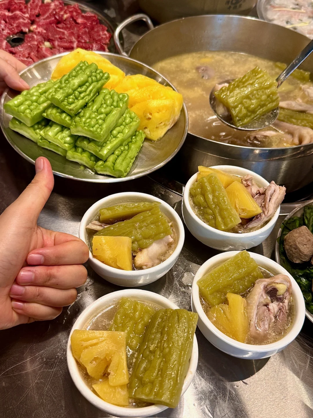 珠海第一绝！凤梨苦瓜鸡！！！