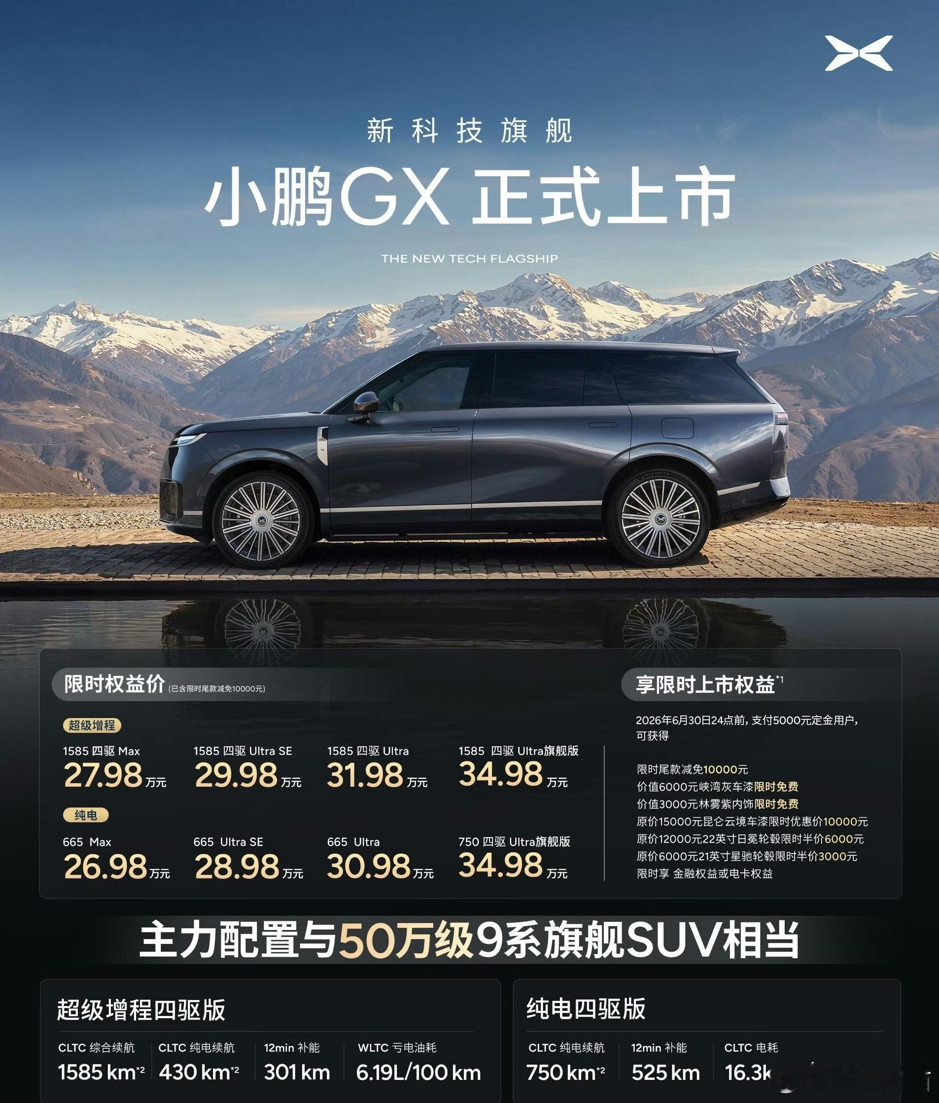 小鹏这波操作惊呆了所有人。原本以为GX这个大六座会去对标40万级，起步价再怎么也