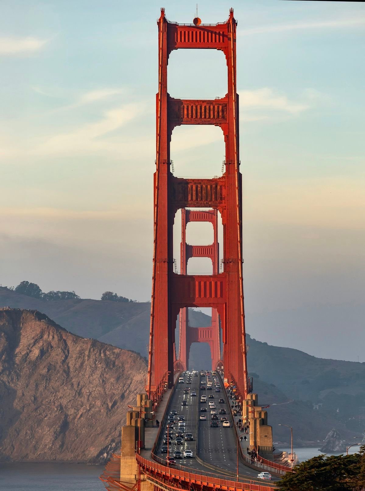旧金山，金门大桥风景城市