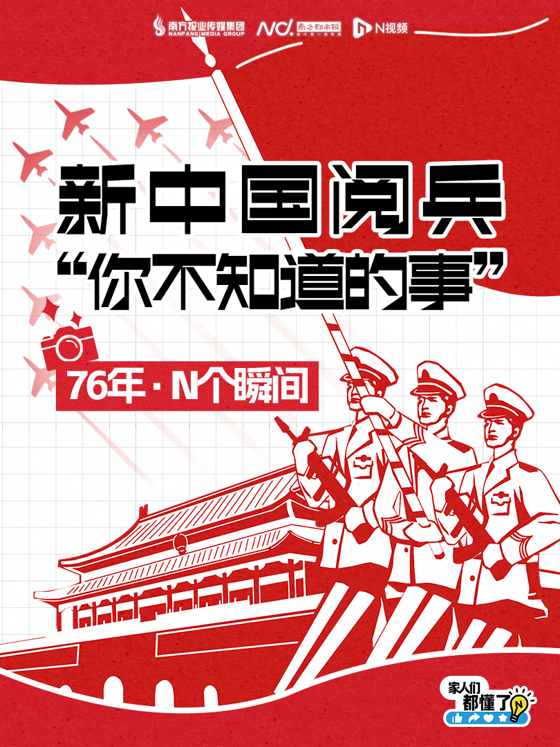 #看76年来阅兵背后的N个瞬间#【我们来看看，76年来，阅兵背后的N个瞬间】9月