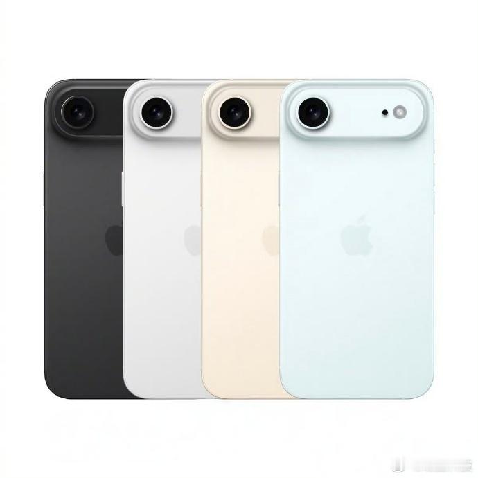 iPhone 17 Air外观设计大改？这样的外观设计和配色你会喜欢吗？[喵喵]