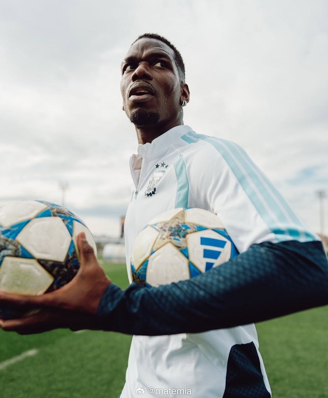 法国🇫🇷保罗·博格巴在Instagram上发布了几张身穿阿根廷国家队训练服的