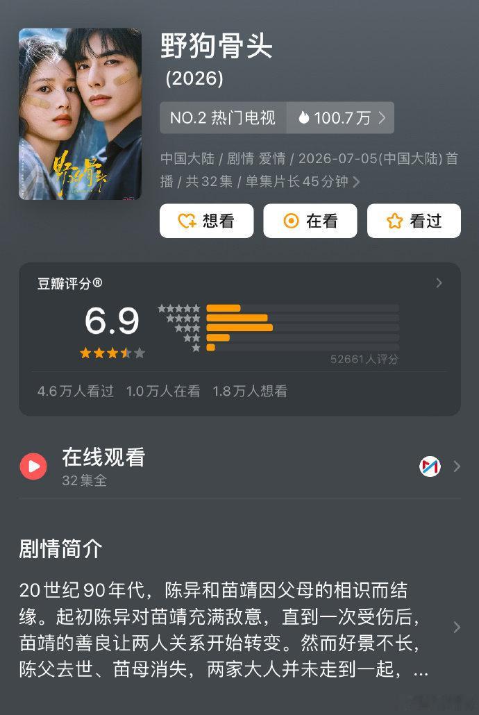 2026暑假档剧集开分 暑假档剧集开分了，符合大家的体感吗？暑假档剧集开分了