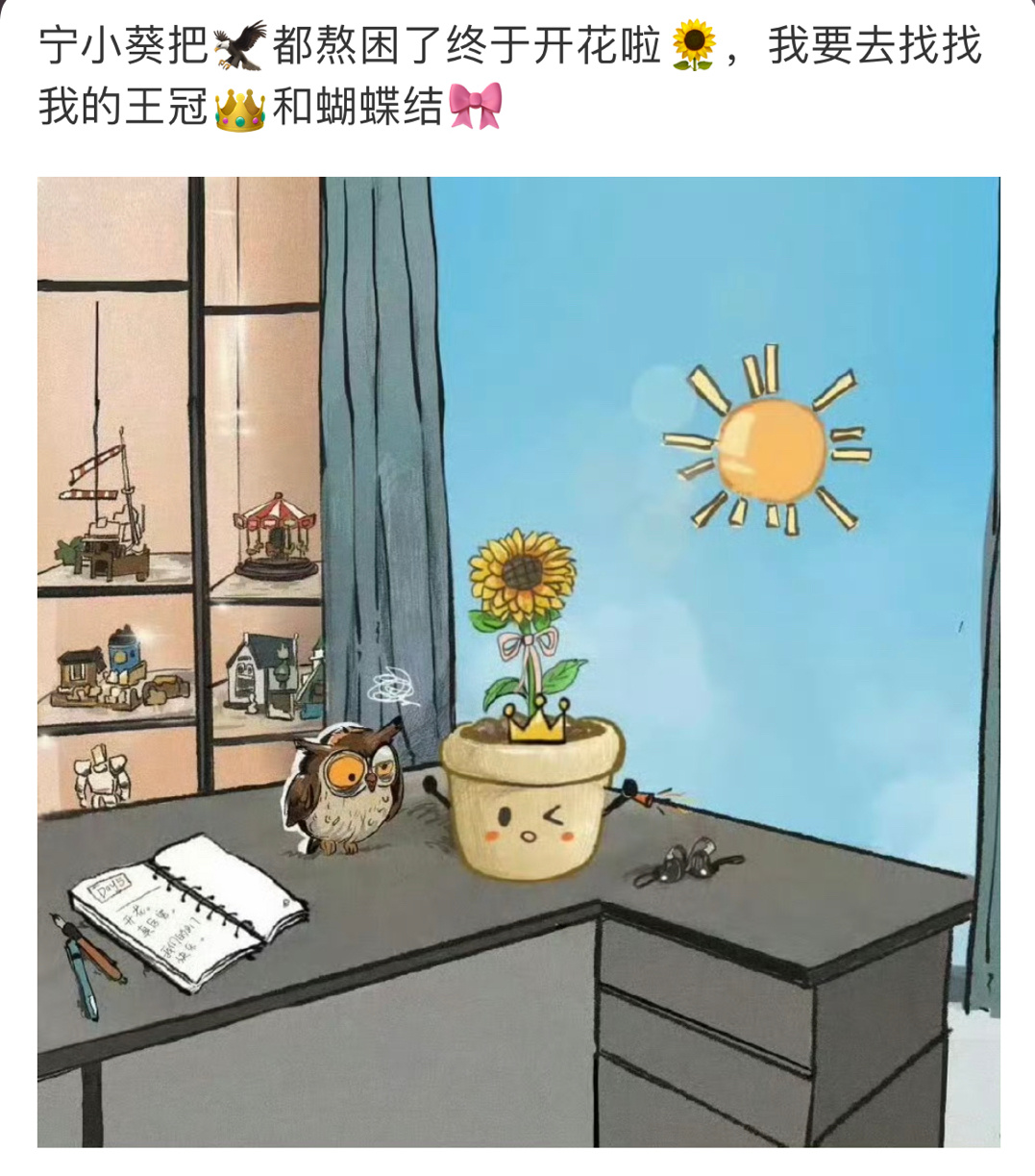 我的王冠和蝴蝶结都找到啦🌻lyn是很重要的人，一起享受我们的817！ 