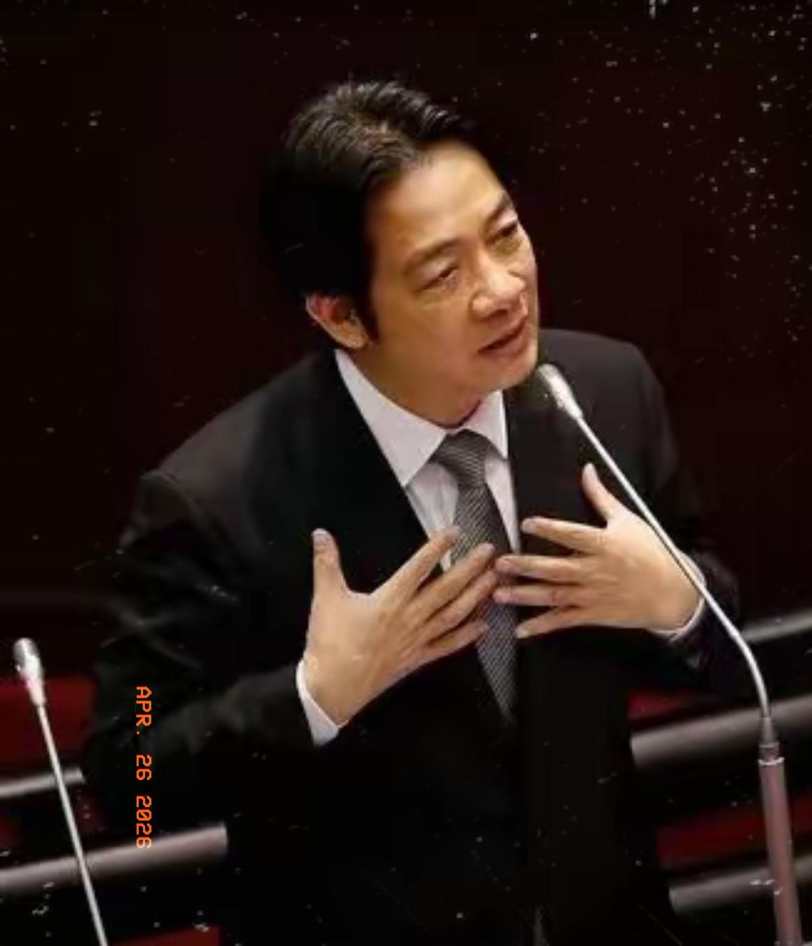 深感震惊！刚刚，赖清德用英文发声，就在白宫记者协会晚宴枪击事件之后
​4月26日