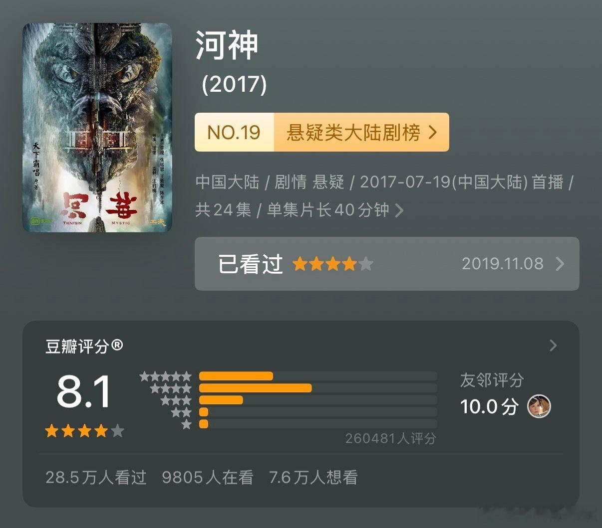 我不是大师 河神既然如何，安利一下，李现主演，2017年长剧市场竞争激烈的情况下