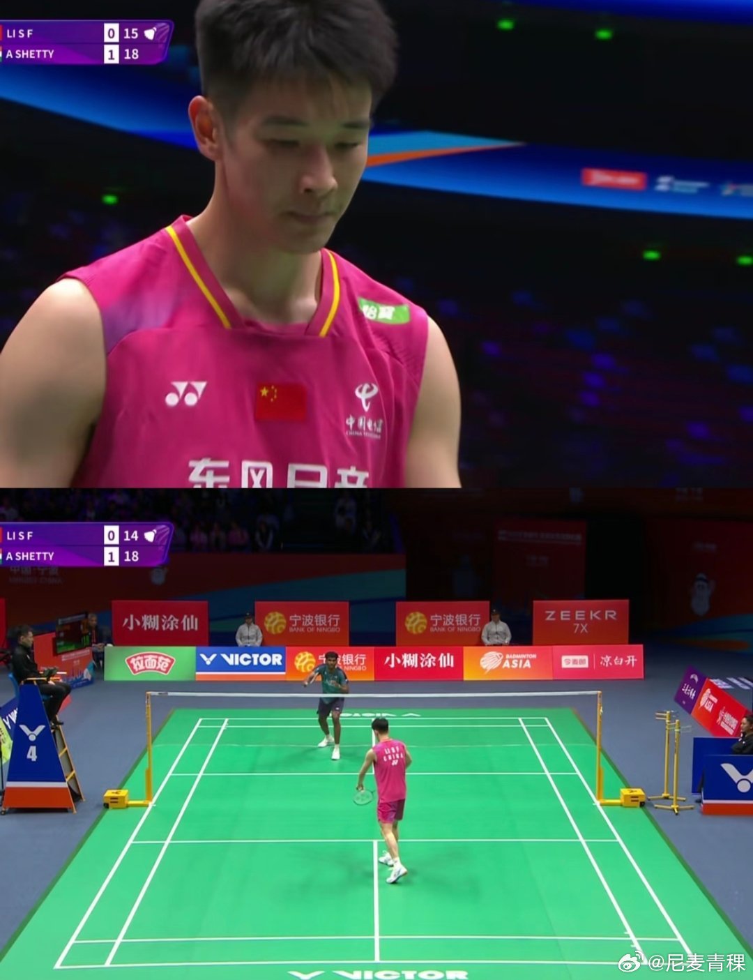 亚锦赛李诗沣首轮出局赛后李诗沣也说，自己肚子不舒服，打到后面跟不住球真的太心疼了