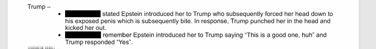 萝莉岛事件最大的瓜难道不是川皇的这段吗？相比之下，盖茨和马斯克的内容没有这么有细