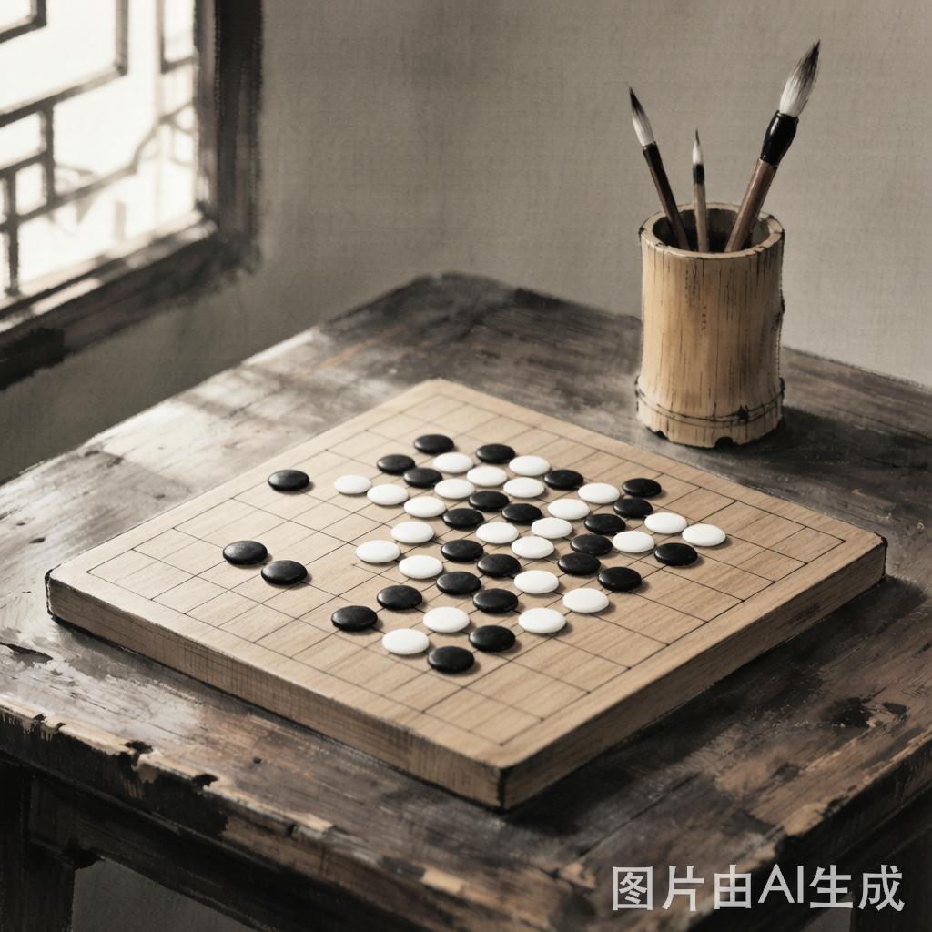7月·每日幸运签下棋的时候突然想到，人生这盘棋最妙的地方不是赢，而是学会在劣势里