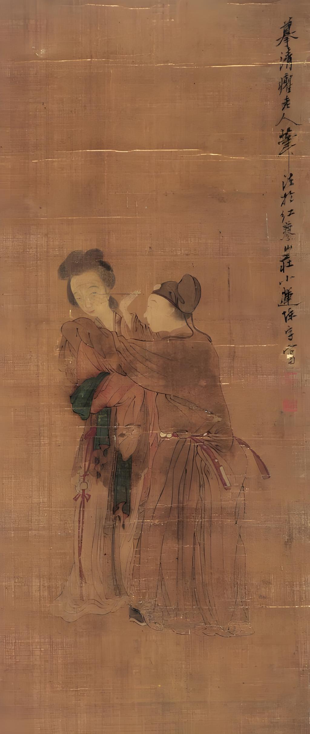 上联：淡画娥眉夫有意
下联：[玫瑰]

网络图片/诚谢侵删