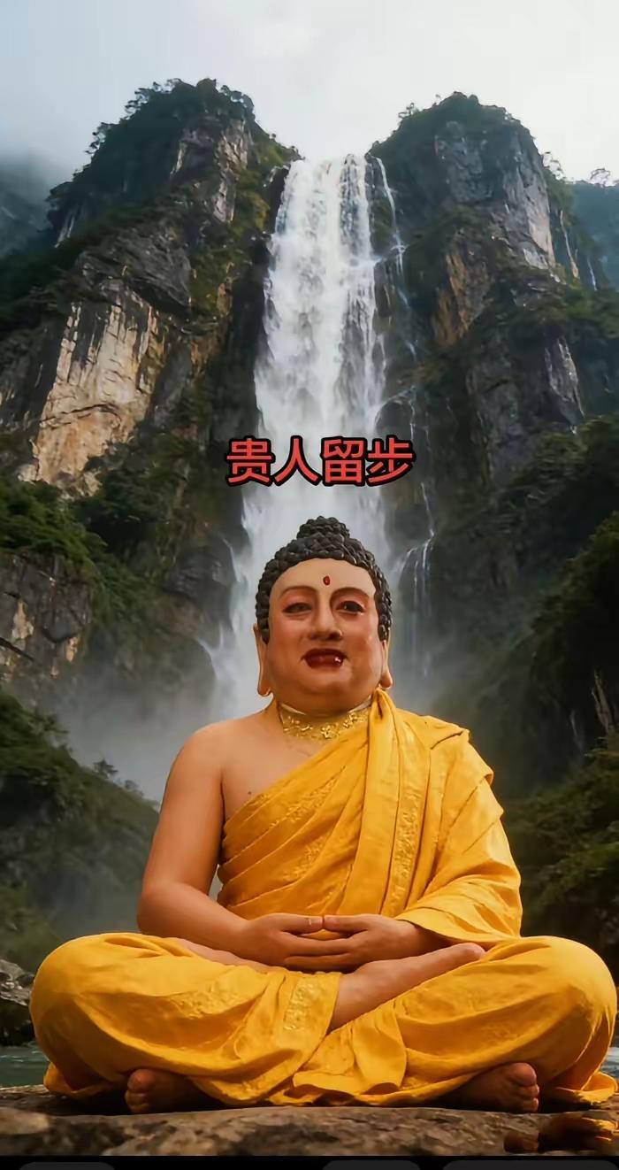 佛祖请留步
把财留下
佑儿女事业顺
孙儿成长乐
一家常团圆
幸福安康