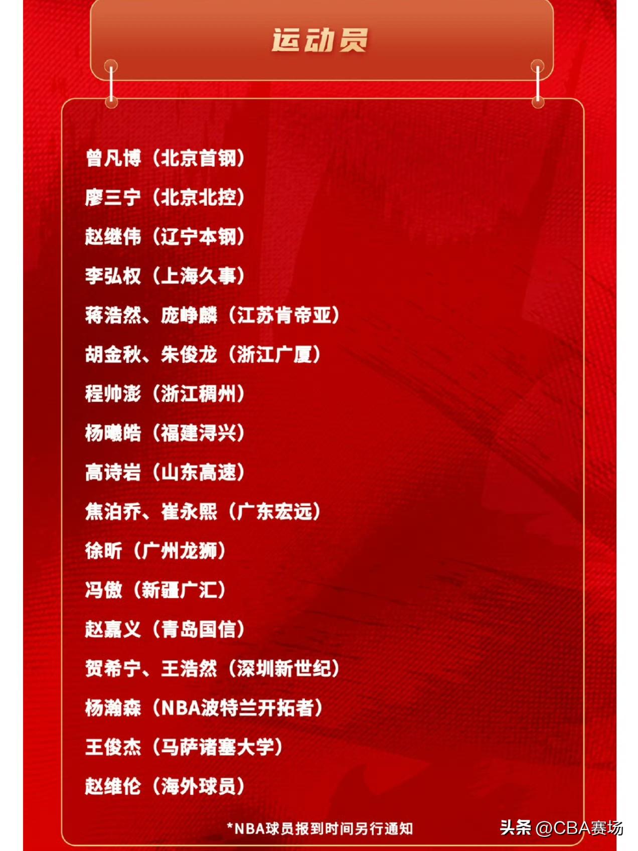中国男篮集训名单公布后，广东球迷懵了，胡明轩和徐杰竟然同时落选。要知道，上一次广