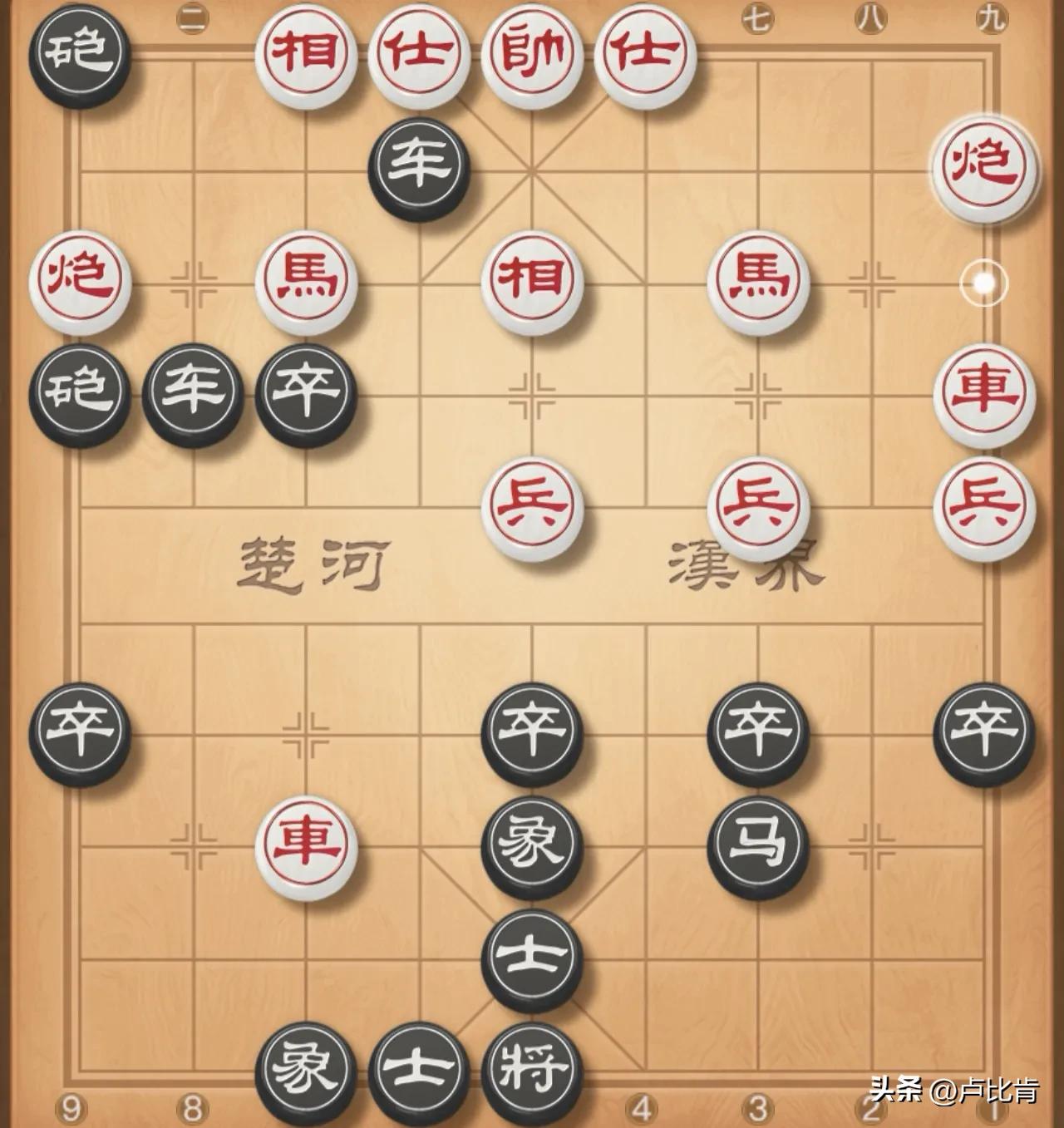 新式弃马局，我车2平6占内，对方唯一正招是相七进五连环，我车6进4卡相眼是关键，