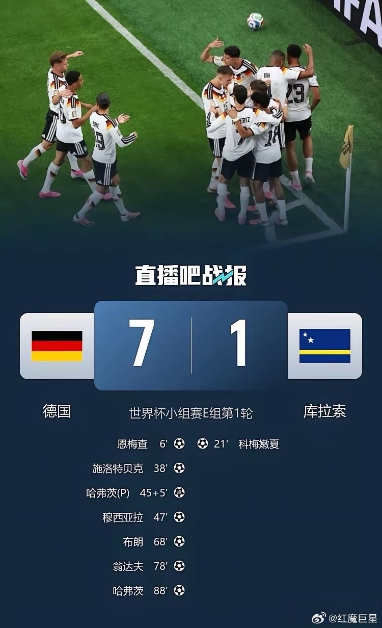 德国队，我怀疑你是故意的！踢库拉索竟丢一球，比分还7比1！这不是往巴西球迷伤口上