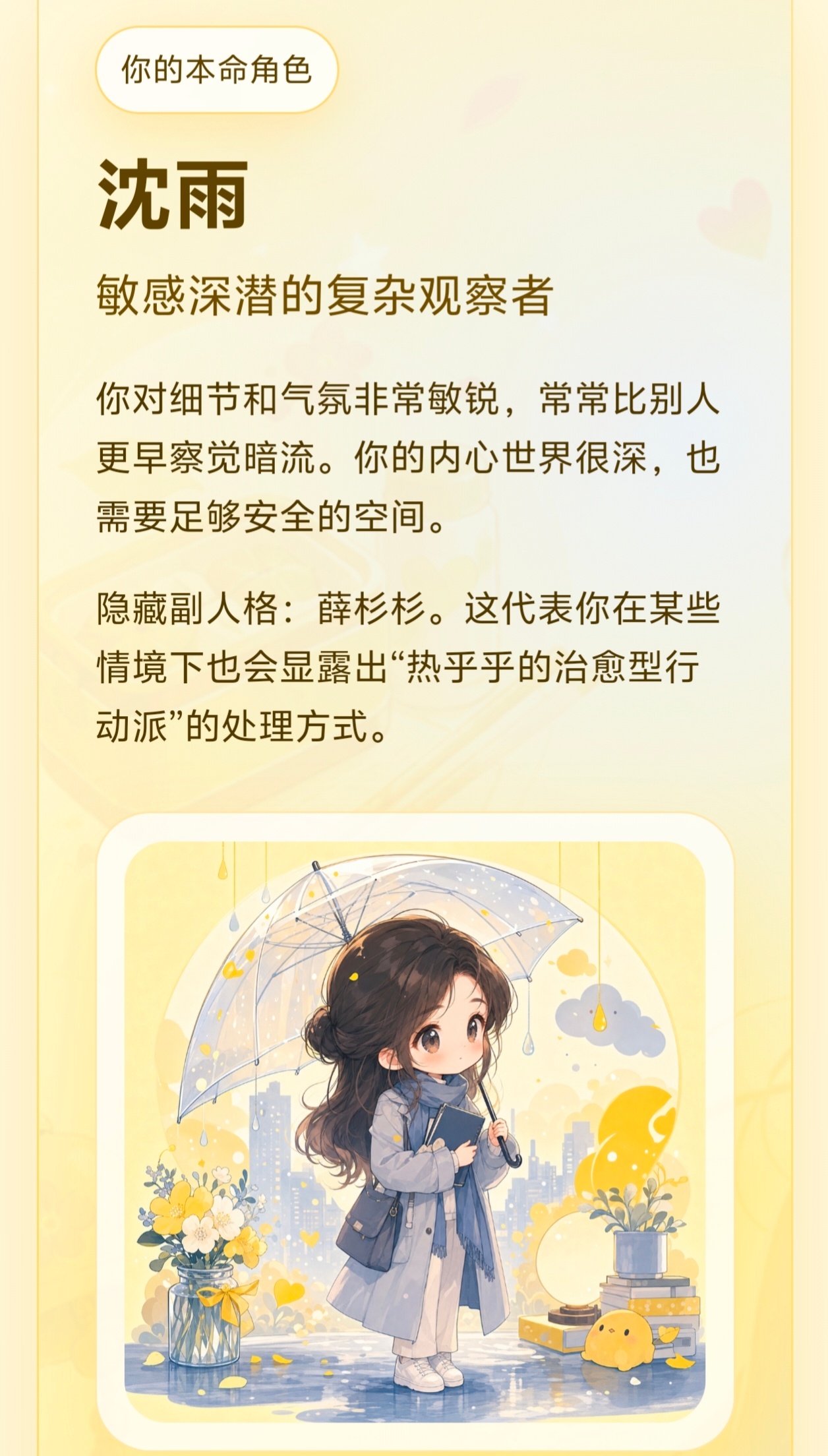 我是沈雨 