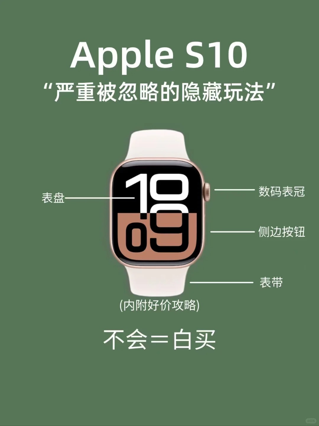 Apple s10这些冷知识一定要知道！数码分享手表长期主义 ​​​
