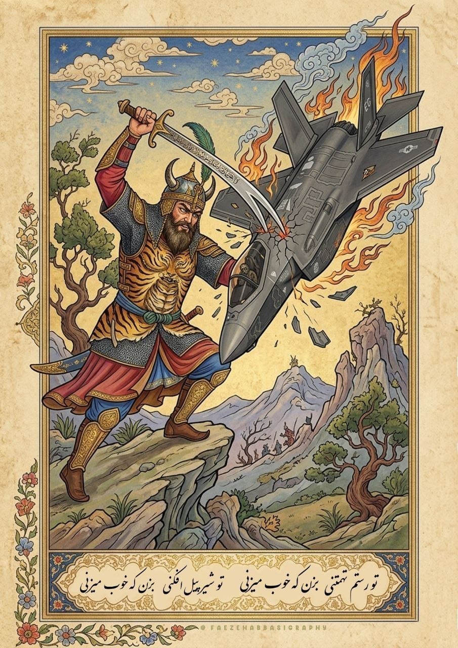 图不错伊朗称再次击落f-35战机