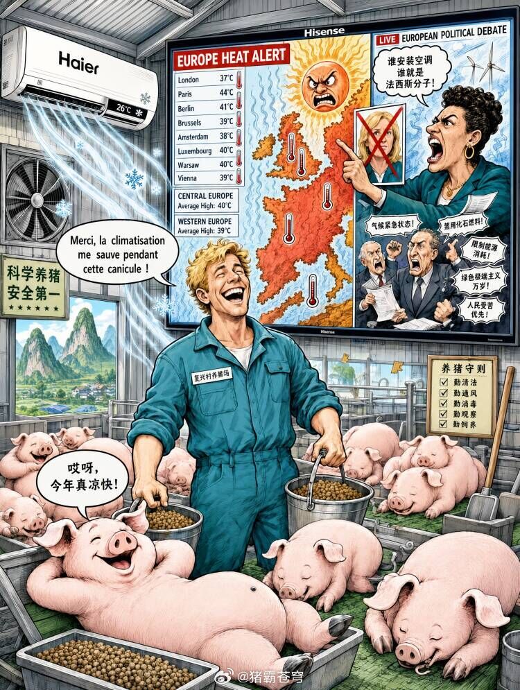德国人为抢中国空调开始氪金了哈哈哈老欧洲破防了中国空调在德二手价被炒到2679欧