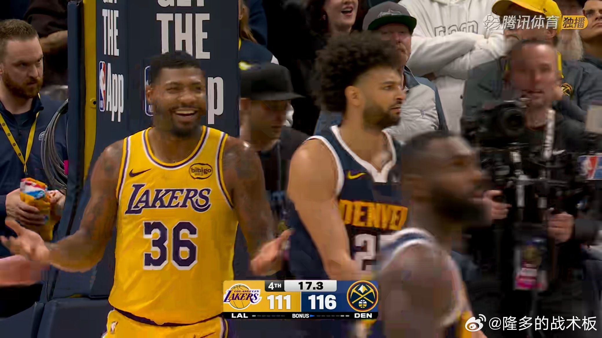 没了没了湖人vs掘金