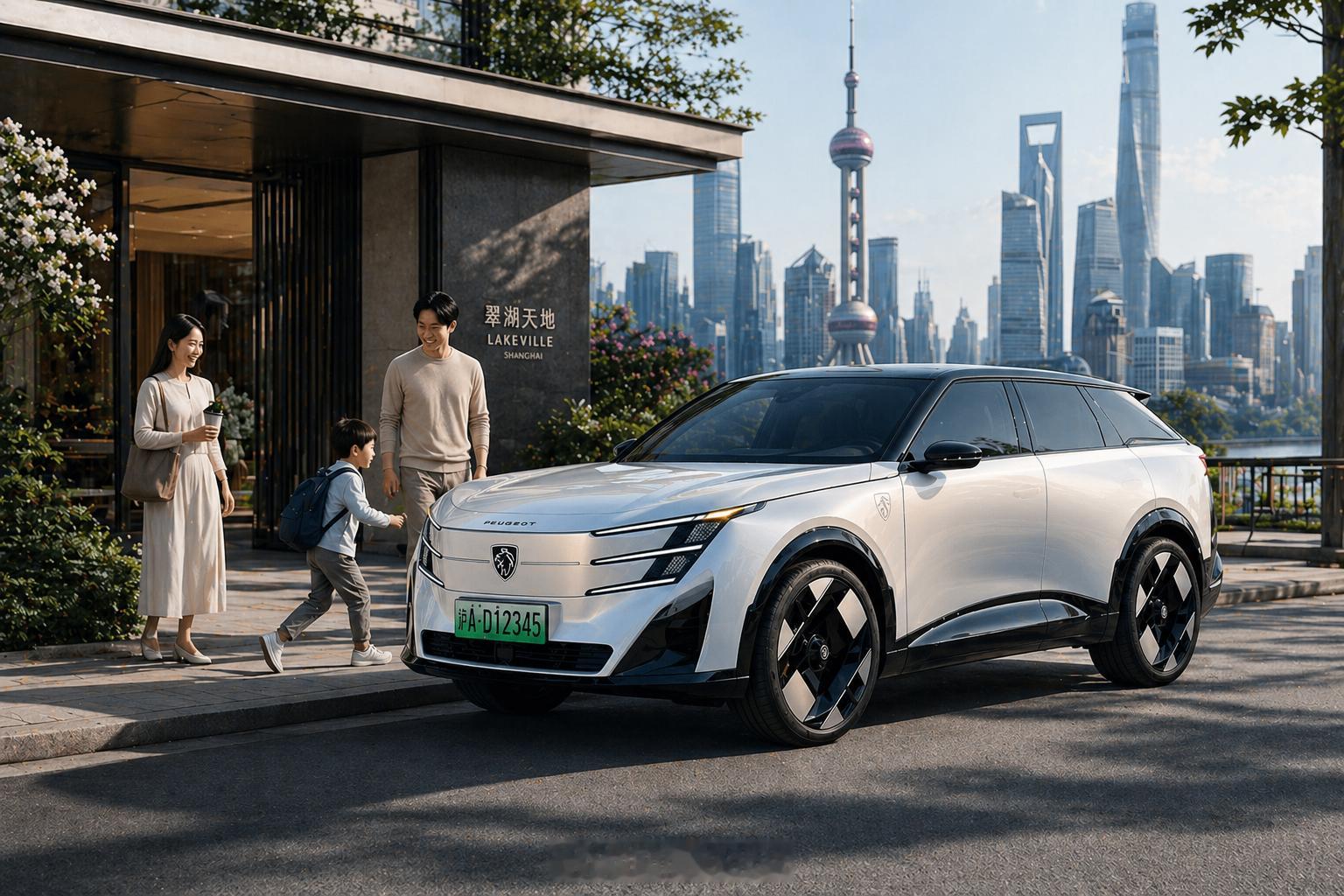 用AI做了一组图：假如神龙公司量产的标致8008分别在中国、日本、美国和法国拍摄