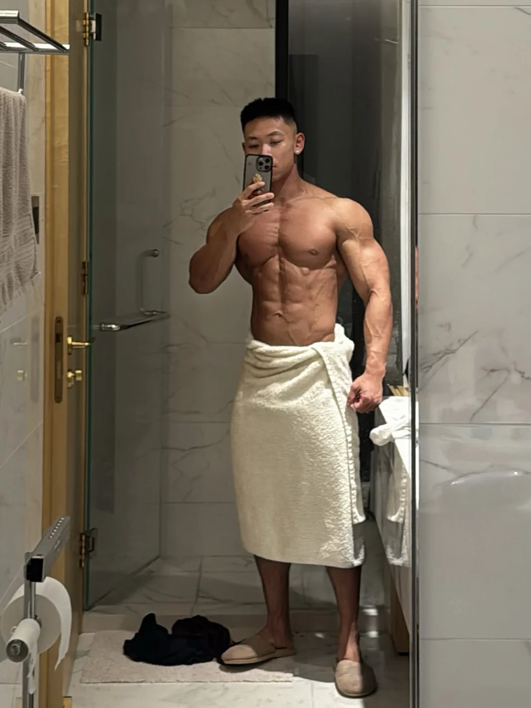 Fresh outta shower