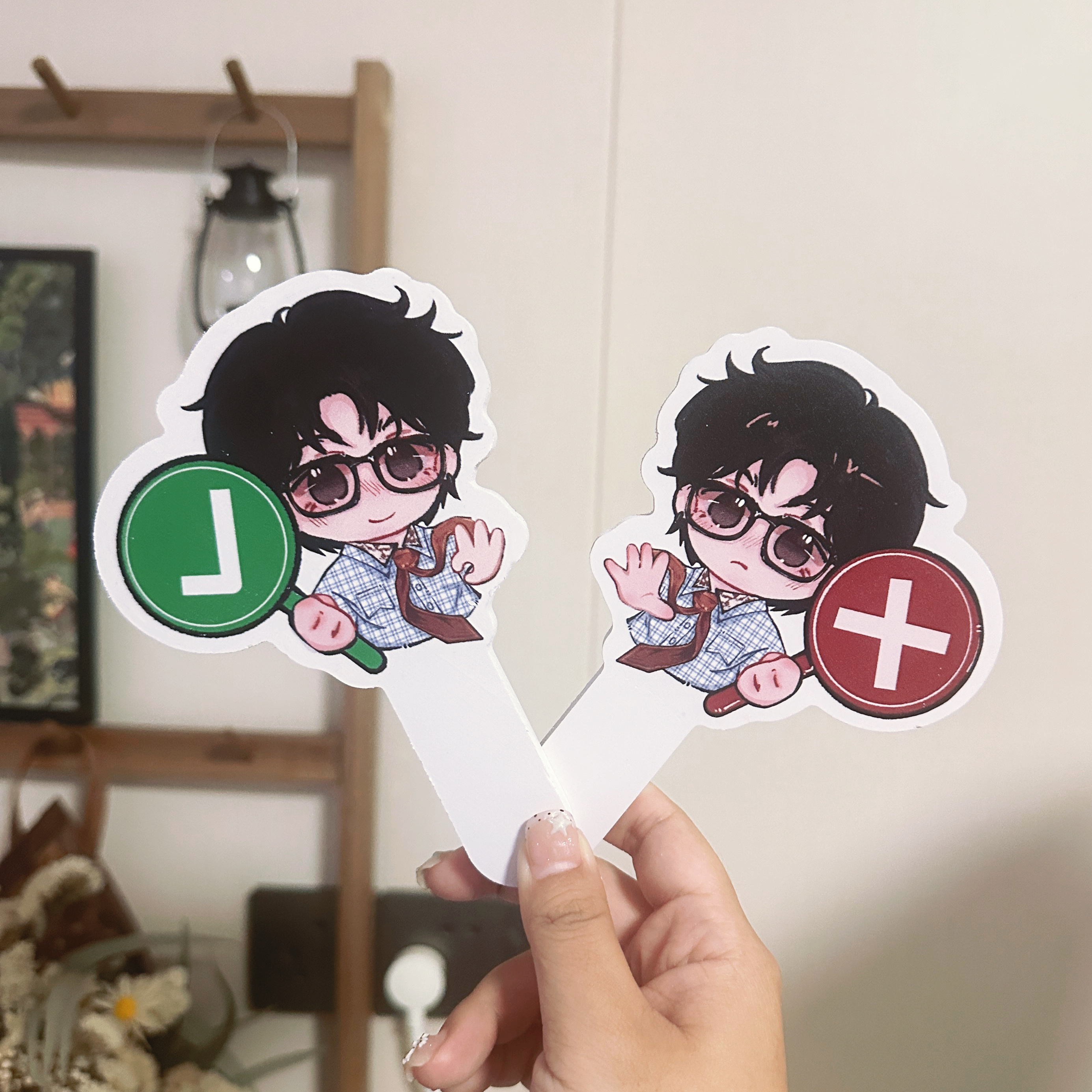啊呀~如此萌物（突发奇想捣腾了点小玩意hhh这个对错牌真嘟太可爱惹，后面如果胡夏