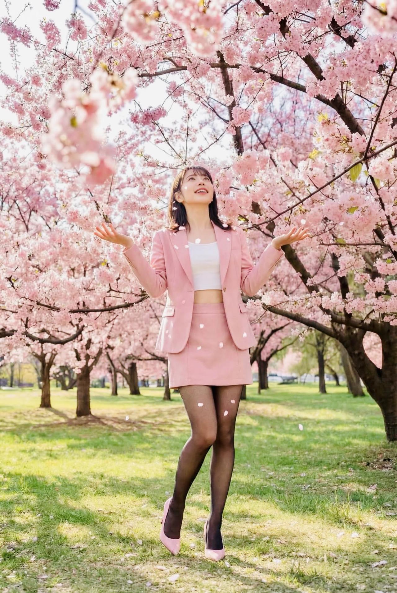 劳动公园开花了，春天到了，约拍旅拍跟拍写真大连约拍 街拍大连旅拍 私人摄影师跟拍