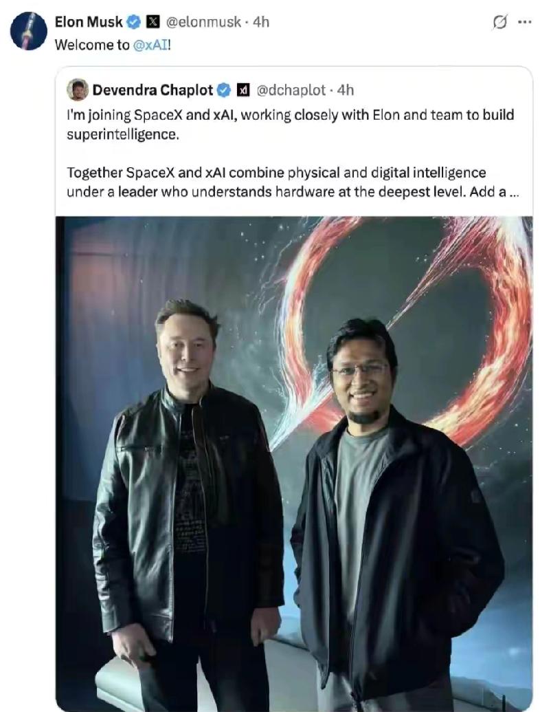 马斯克这波操作真是让人直呼“看不懂”！之前他把xAI公司里70%的华人核心员工给